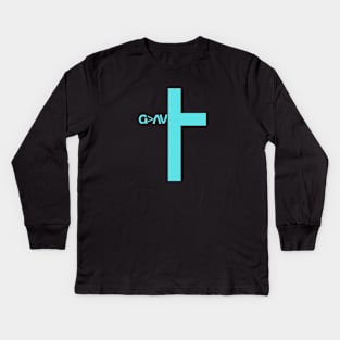 God Is Greater Than The Highs And Lows Kids Long Sleeve T-Shirt